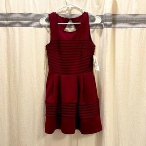 Burgundy Dress